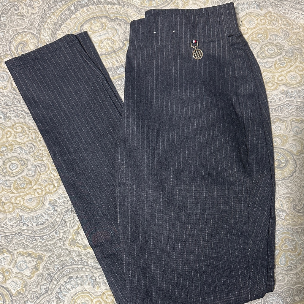 Tommy Hilfiger Charcoal Pinstripe Pants